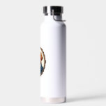 Patriotic Golden Retriever Portrait Vintage Tee Water Bottle<br><div class="desc">Patriotic Golden Retriever Portrait Vintage Tee</div>