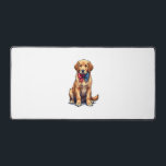 Patriotic Golden Retriever Puppy Vintage Shirt 4 Desk Mat<br><div class="desc">Patriotic Golden Retriever Puppy Vintage Shirt 4</div>