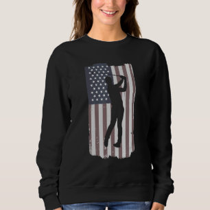 Patriotic Golf Outfit For Men And Women With Amari Sweatshirt