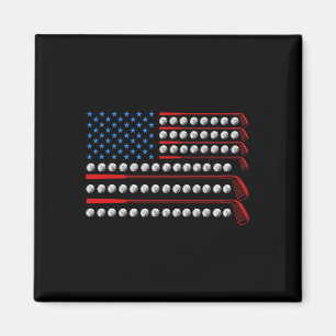 Patriotic Golf Usa Flag Golf Clubs 4th Of July Gol Magnet