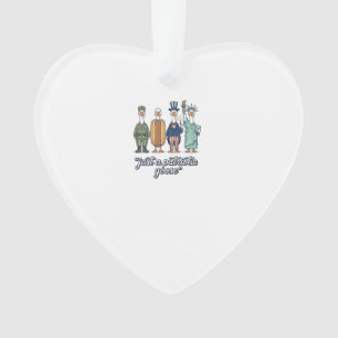 Patriotic Goose Lineup Vintage Vector Shirt_1 Ornament