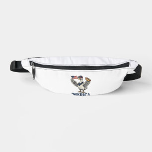 Patriotic Goose 'Merica Hot Dog Vintage Shirt Desi Bum Bags