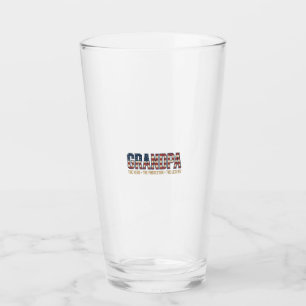Patriotic Grandpa Hero Protector Legend Vector Des Glass