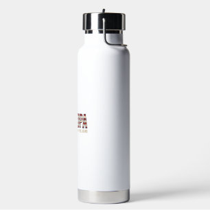 Patriotic Grandpa Hero Protector Legend Vector Des Water Bottle