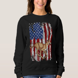 Patriotic Greyhound American Flag 4th Of July Sweatshirt