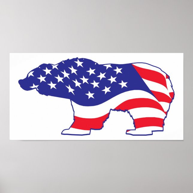 Patriotic-Grizzly Poster (Front)