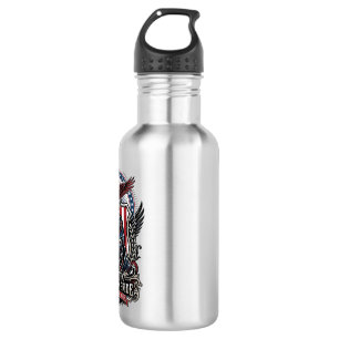 Patriotic Guardian Mask Freedom Military Inspired 532 Ml Water Bottle