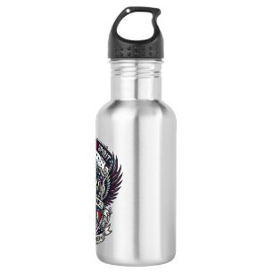 Patriotic Guardian Mask Freedom Military Inspired 532 Ml Water Bottle