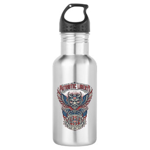 Patriotic Guardian Mask Freedom Military Inspired 532 Ml Water Bottle