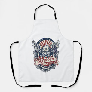 Patriotic Guardian Mask Freedom Military Inspired Apron