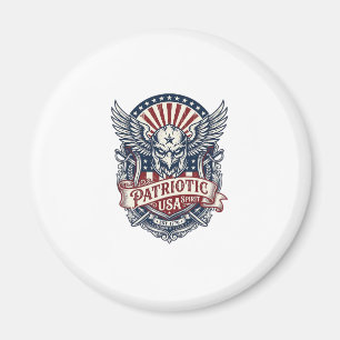 Patriotic Guardian Mask Freedom Military Inspired  Magnet