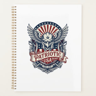Patriotic Guardian Mask Freedom Military Inspired  Planner