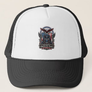 Patriotic Guardian Mask Freedom Military Inspired Trucker Hat
