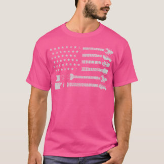 Patriotic Guitar Player Gifts  Apparel Co. America T-Shirt