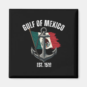 Patriotic Gulf Of Mexico Forever 1519 El Golfo De  Magnet