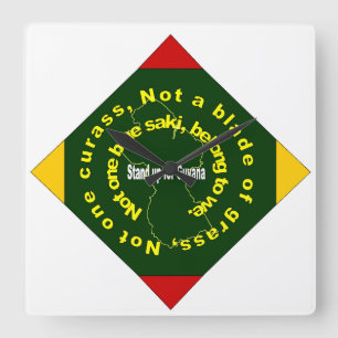 Patriotic ,Guyana Diamond  Clock