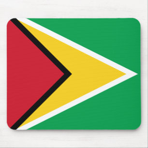 Patriotic Guyana Flag Mouse Pad