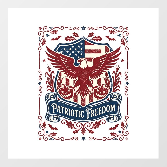 Patriotic Halloween Vector Graphic Tee (Sheet)
