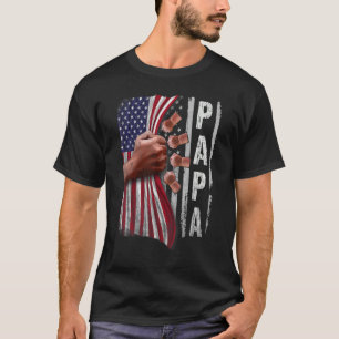 Patriotic Hands Graphic Family Matching Usa Flag P T-Shirt