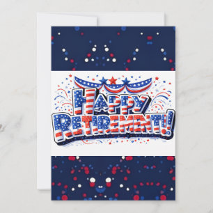 Patriotic Happy Retirement Holiday Card