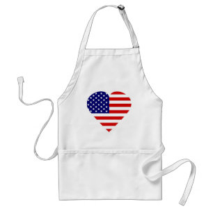 Patriotic Heart Standard Apron