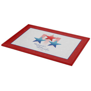 Patriotic Hero Wall of Glory, Thank You Military Cutting Board