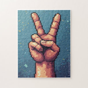 Patriotic Hidden Picture Mosaic Activity Game for Jigsaw Puzzle