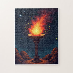 Patriotic Hidden Picture Mosaic Activity Game for Jigsaw Puzzle