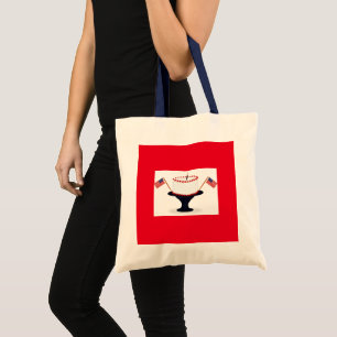 Patriotic Holiday Birthday Cake Tote Bag