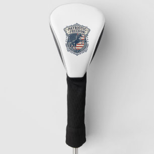 Patriotic Horse Ranch Mum Vector Graphic Tee_1 Golf Head Cover