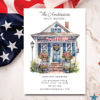 Patriotic House Moving Announcement