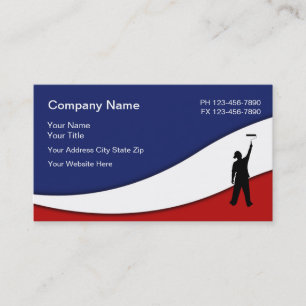 Patriotic House Painter Design Business Card