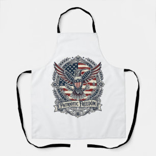 Patriotic Hummingbird Apron