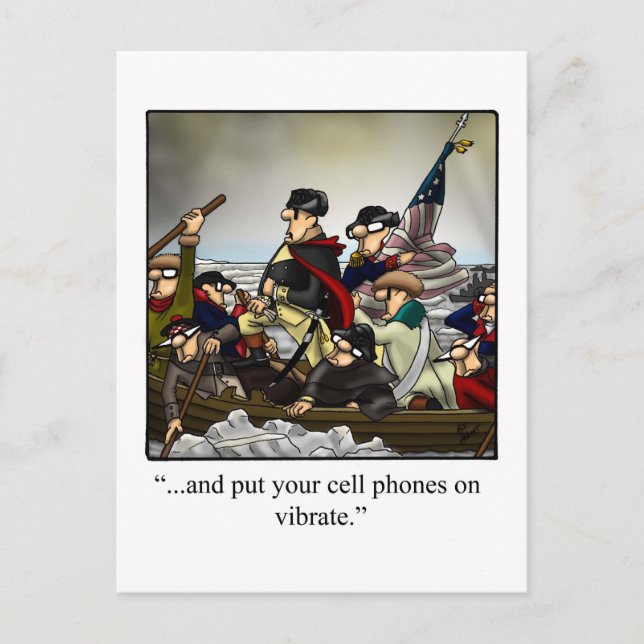Patriotic Humour Postcard (Front)