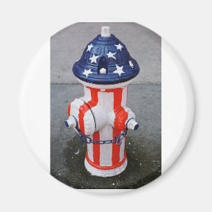 Patriotic Hydrant Magnet