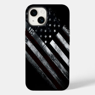 Patriotic Industrial American Flag iPhone 14 Case