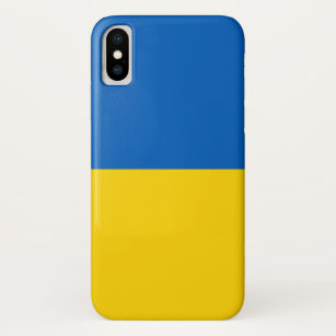 Patriotic Iphone X Case with Flag of Ukraine