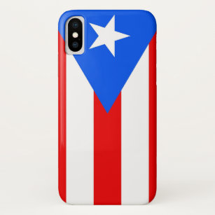 Patriotic Iphone X Case with Puerto Rico Flag