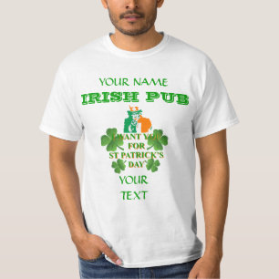 Patriotic Irish American St Patrick's day T-Shirt