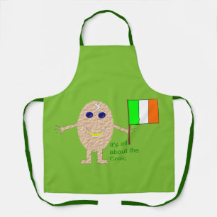 Patriotic Irish Egg Apron