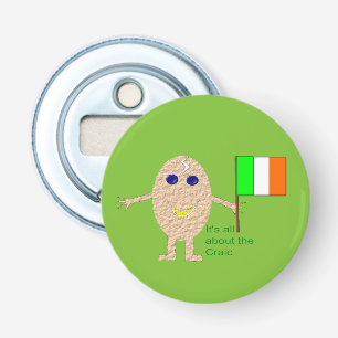 Patriotic Irish Egg Bottle Opener