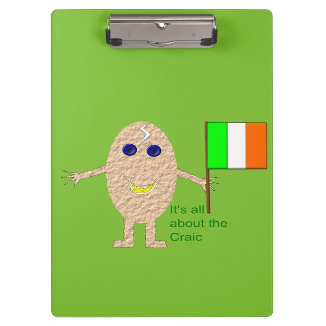 Patriotic Irish Egg Clipboard (Front)