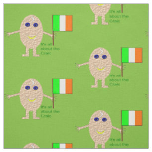 Patriotic Irish Egg Craft Fabric