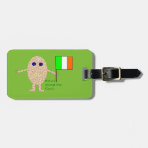 Patriotic Irish Egg Custom Luggage Tag