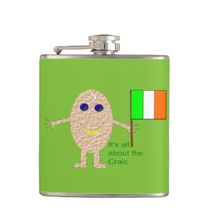 Patriotic Irish Egg Flask