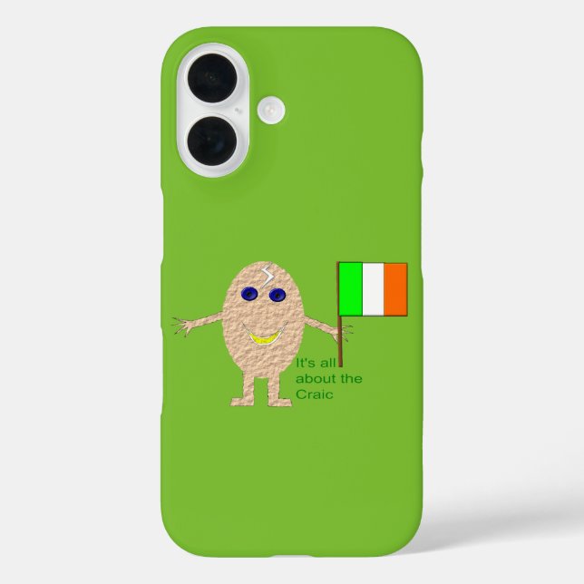Patriotic Irish Egg iPhone Case (Back)