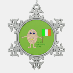 Patriotic Irish Egg Ornament
