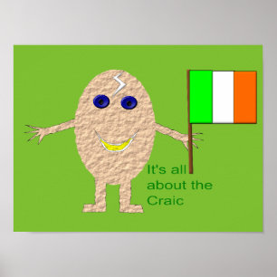 Patriotic Irish Egg Poster