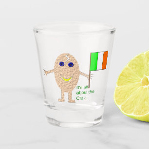 Patriotic Irish Egg Shot Glass