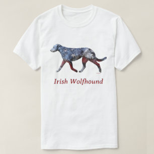Patriotic Irish Wolfhound T-Shirt